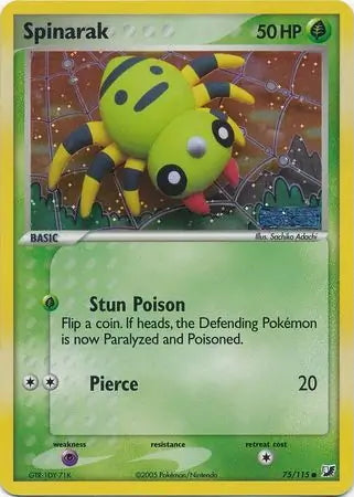 EX Unseen Forces Spinarak #75/115 reverse holo